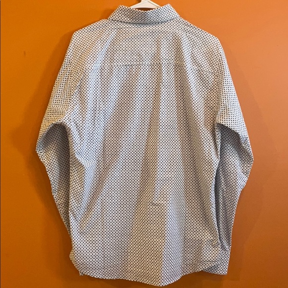 Hillcrest White Pattern Button Up - Picture 2 of 3